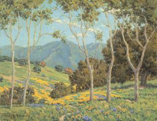 Granville Redmond - Poppies And Eucalyptus