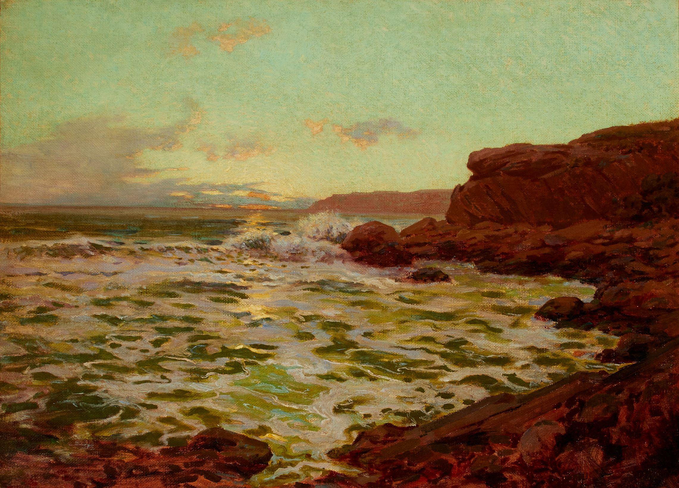 Granville Redmond - Rocky Point, Laguna Beach