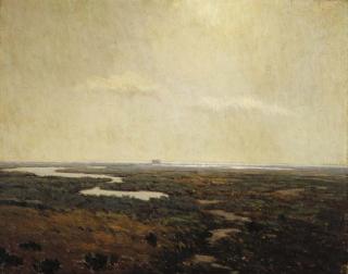 Granville Redmond - Sunset over the Marsh