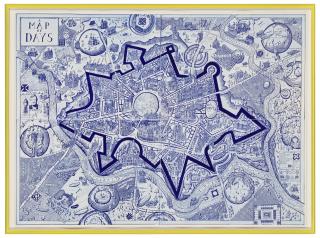 Grayson Perry - A Map of Days (Blue)