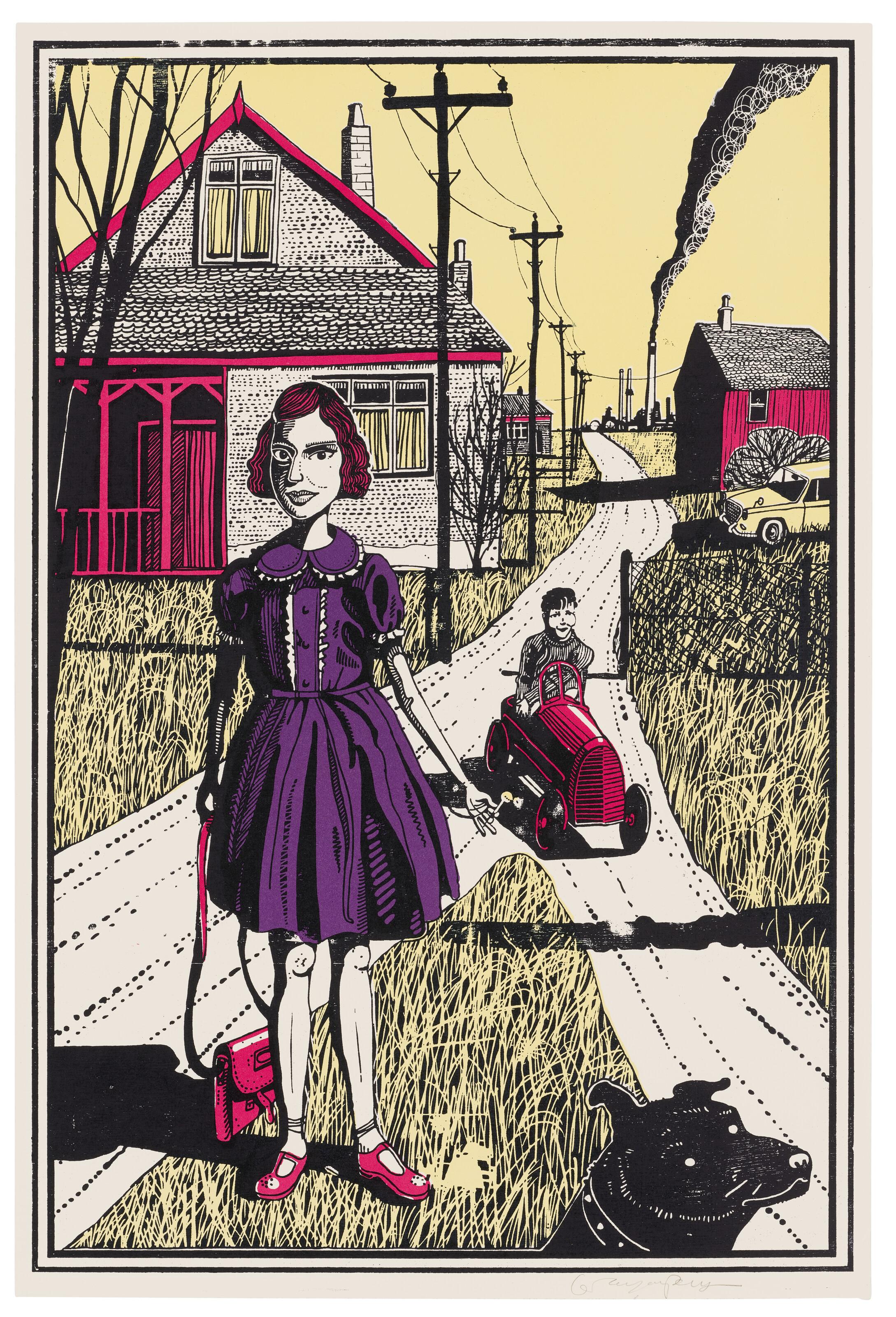 Grayson Perry - Plate 1, from: Six Snapshots of Julie (colour)