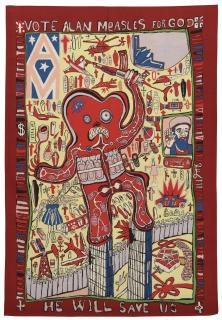 Grayson Perry - Vote Alan Measles For God, From: Banners Of Persuasion
