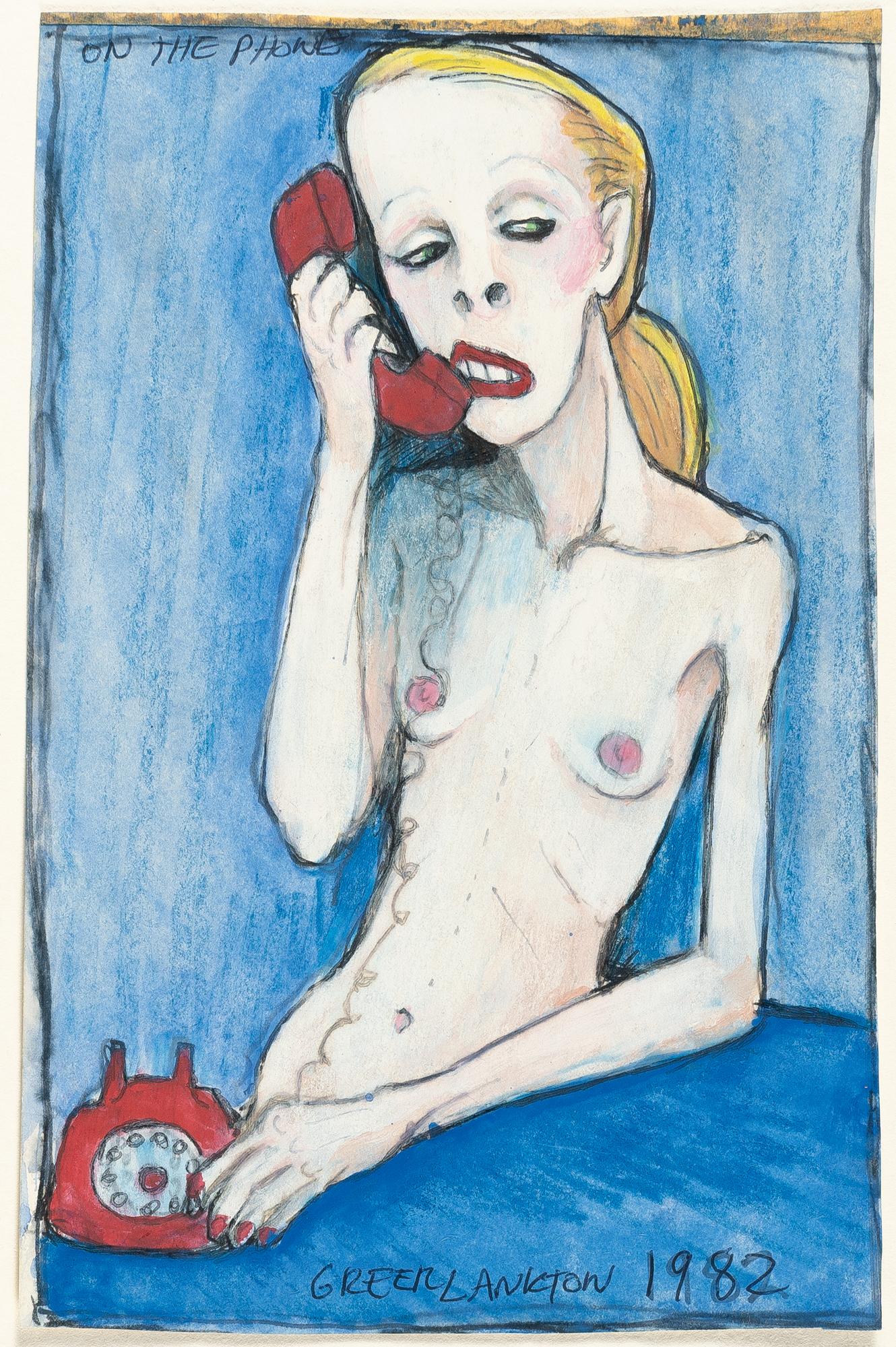 Greer Lankton - 2 Bll.: „Boys“ – „On the phone“