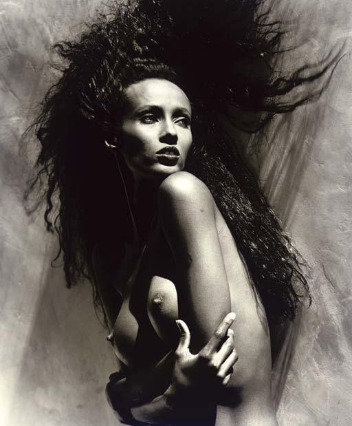 Greg Gorman - Iman, Los Angeles, 1988