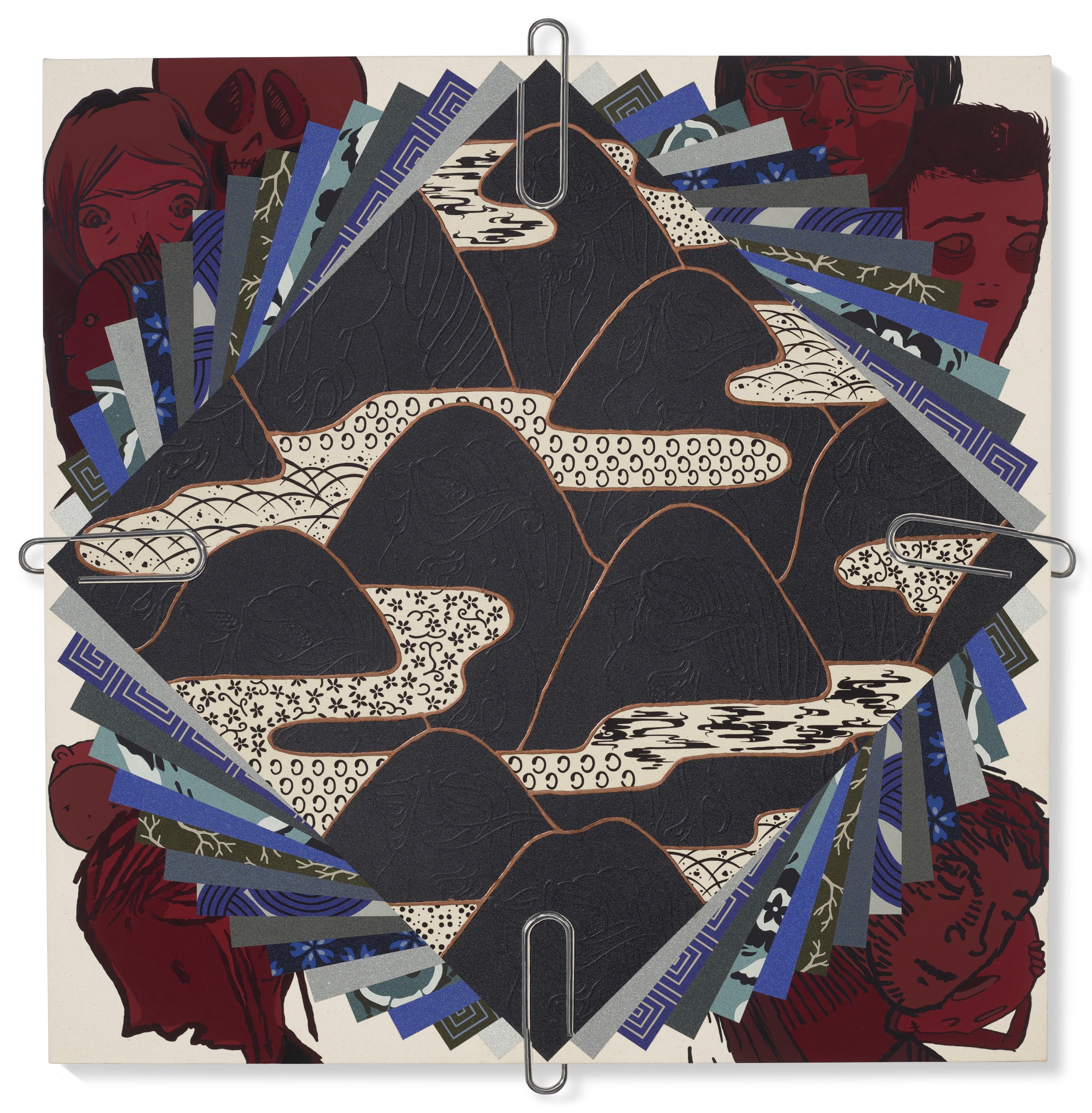 Greg Parma Smith - Door gods (origami paper): Inward and outside 4