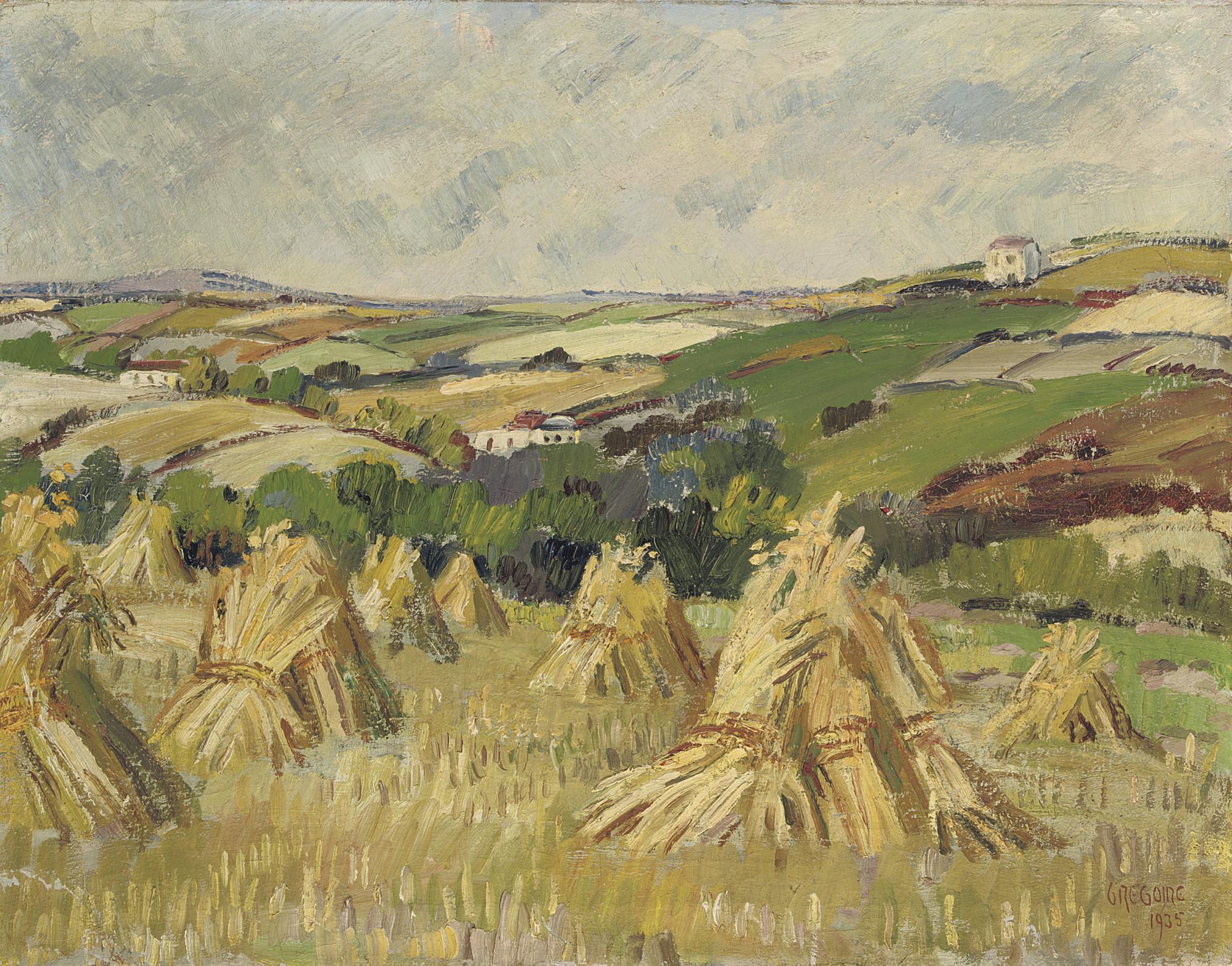 Gregoire Johannes Boonzaier - Haystacks