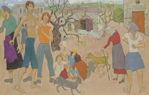 Gregoire Michonze - Scène de village