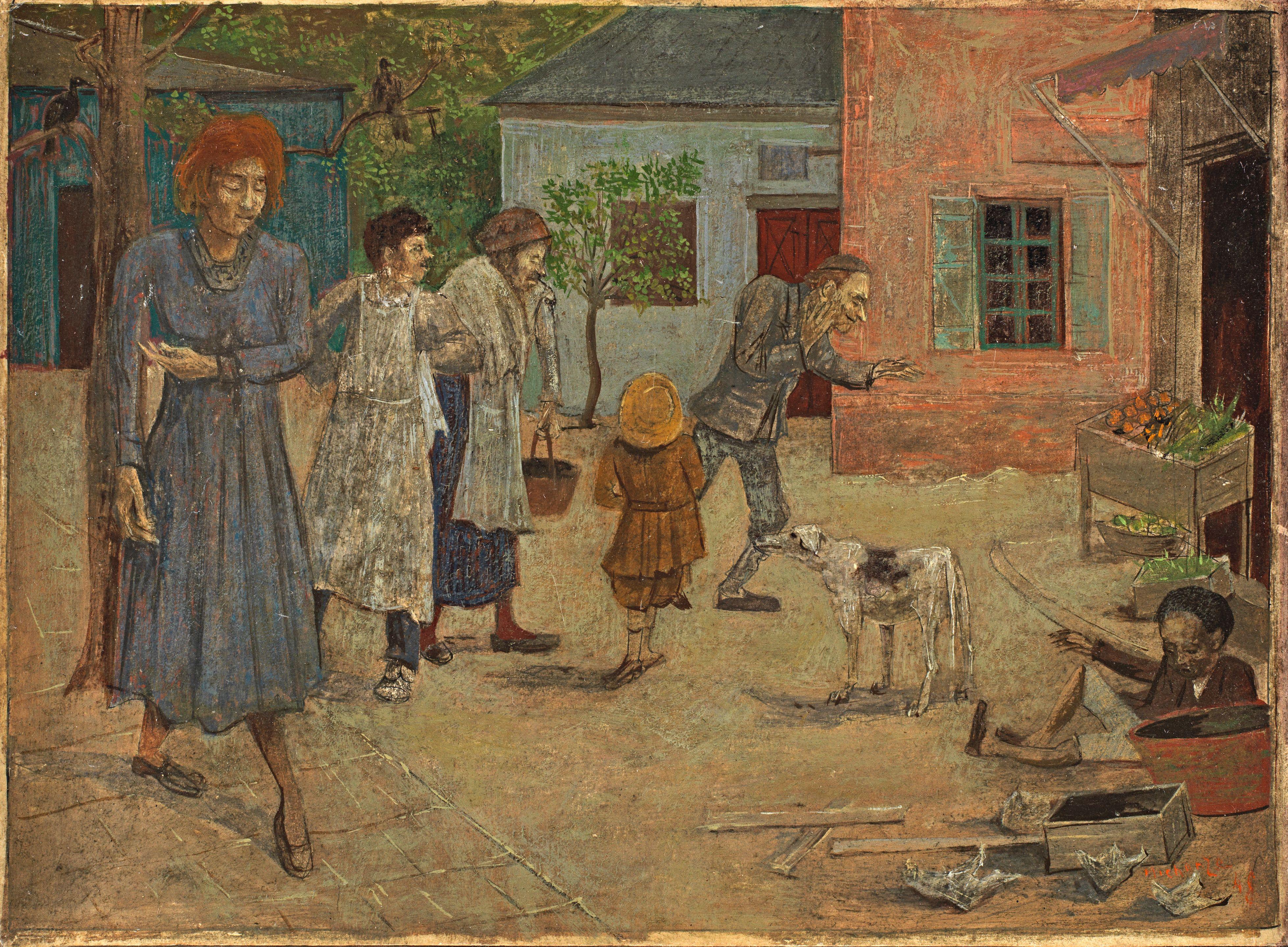 Grégoire Michonze - Village scene