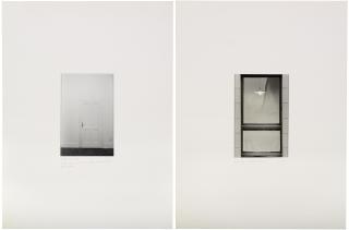 Gregor Schneider - (i) Raum ur 4, Rheydt (Room ur 4, Rheydt)(ii) Große Weiße Tür, Raum u 25 Haus ur, Rheydt, 1989-93, Kunsthalle Bern 1996 (Large White Door, Room u 2 House ur, Rheydt, 1989-93, Kunsthalle Bern 1996 )