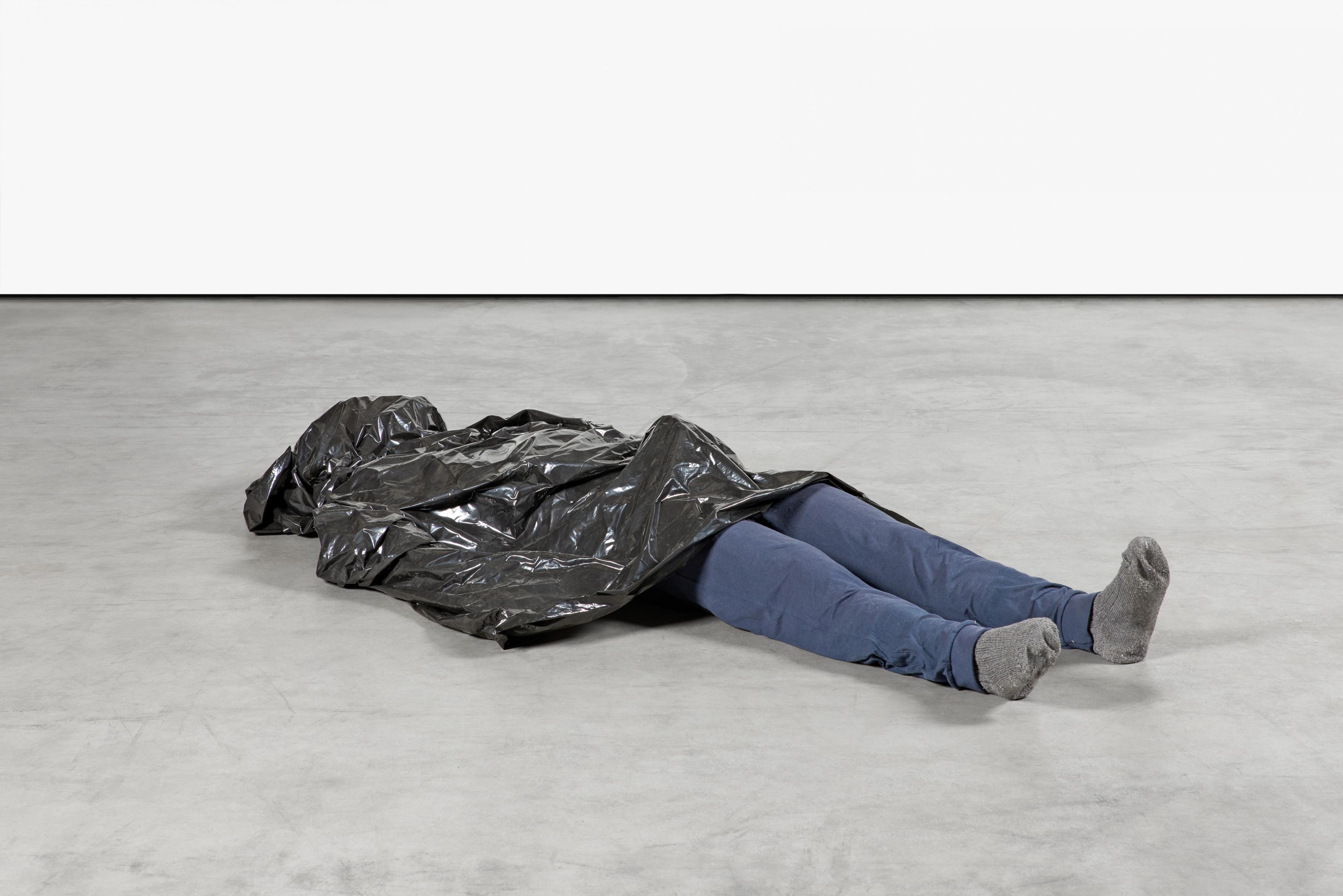 Gregor Schneider - Mann (liegend, mit steifem Schwanz).