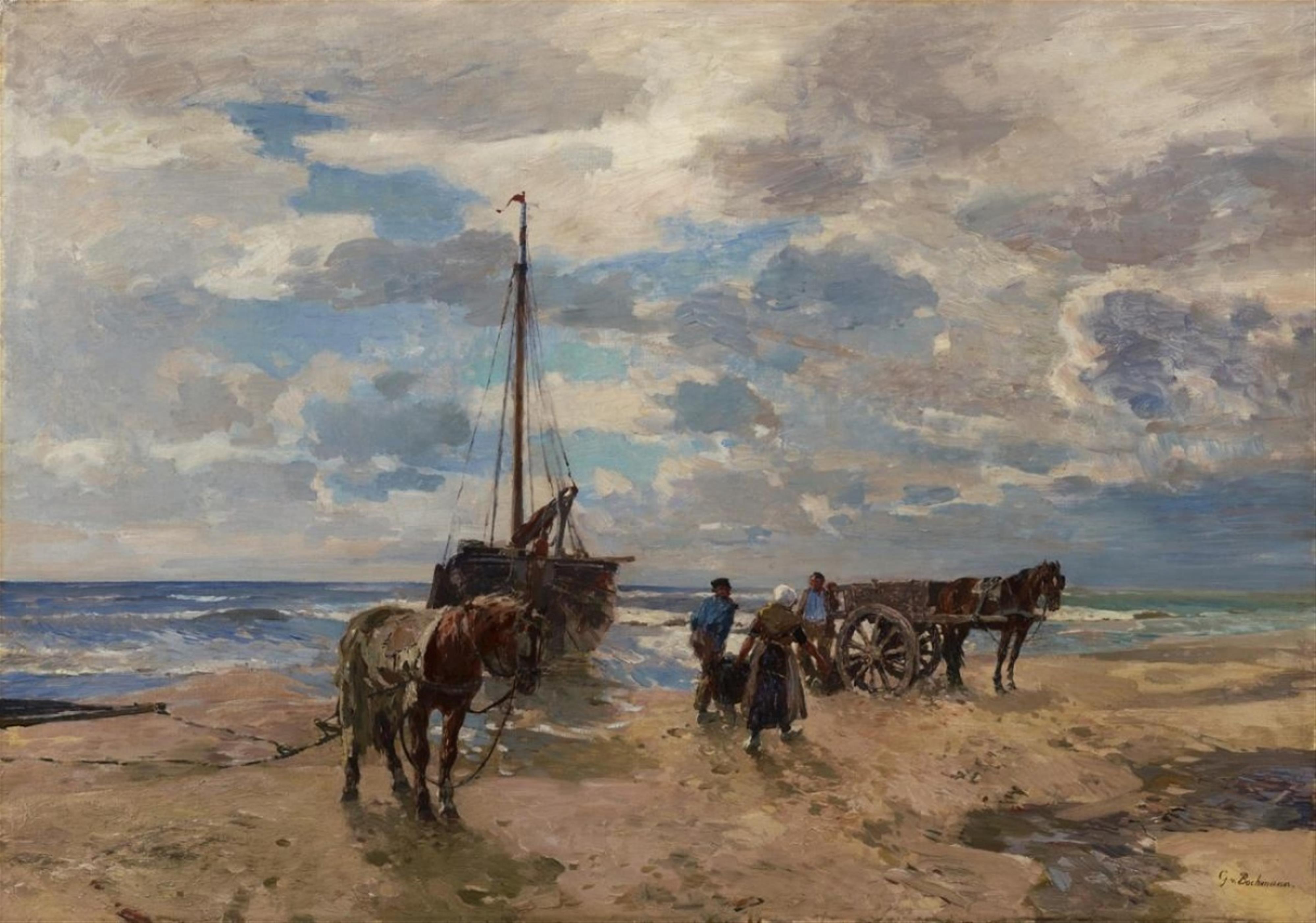 Gregor von Bochmann - Fischer am Strand