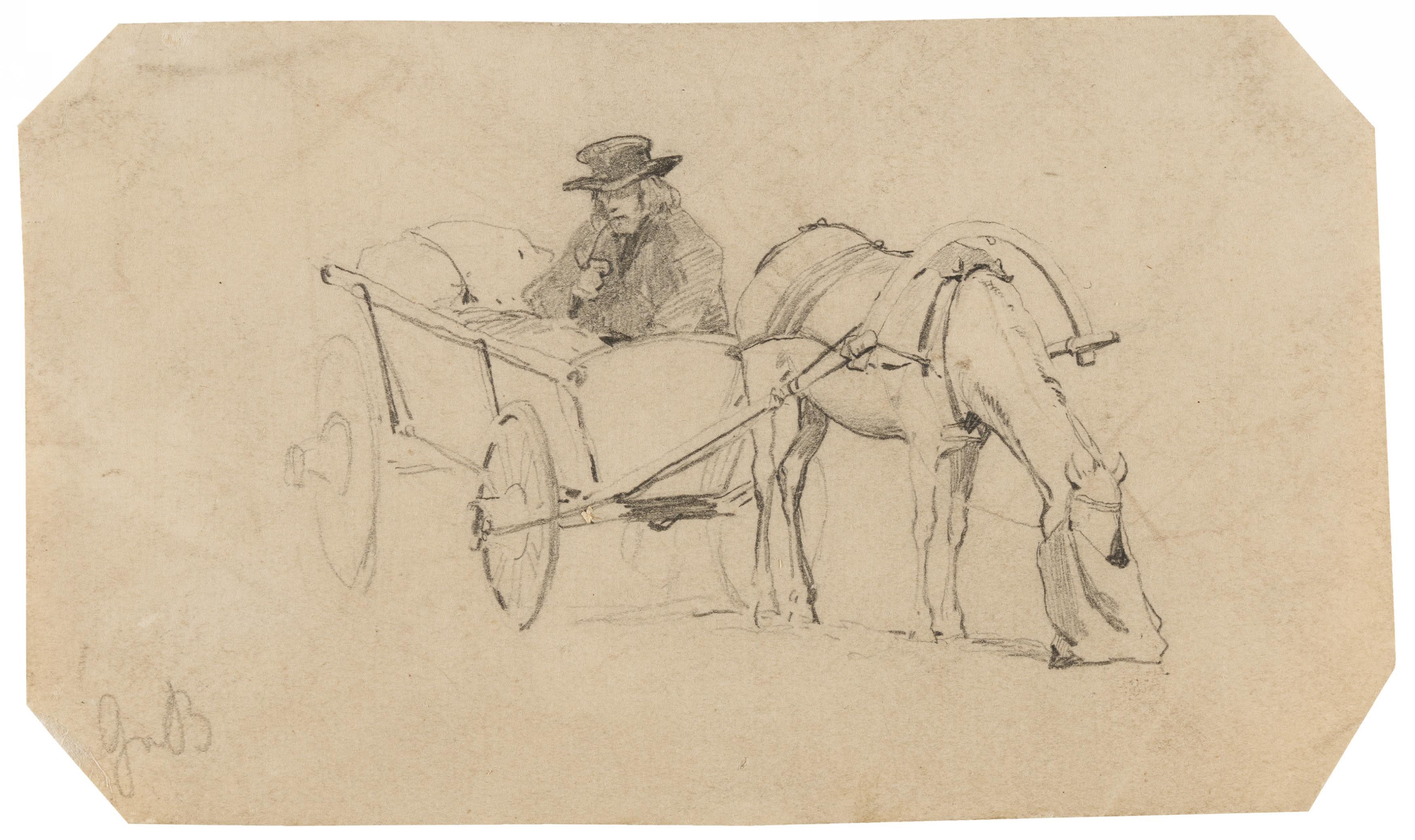 Gregor von Bochmann - Kutscher bei der Rast.