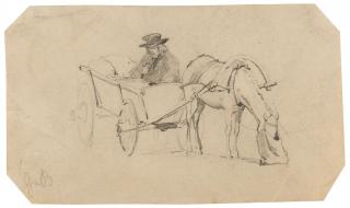 Gregor von Bochmann - Kutscher bei der Rast.
