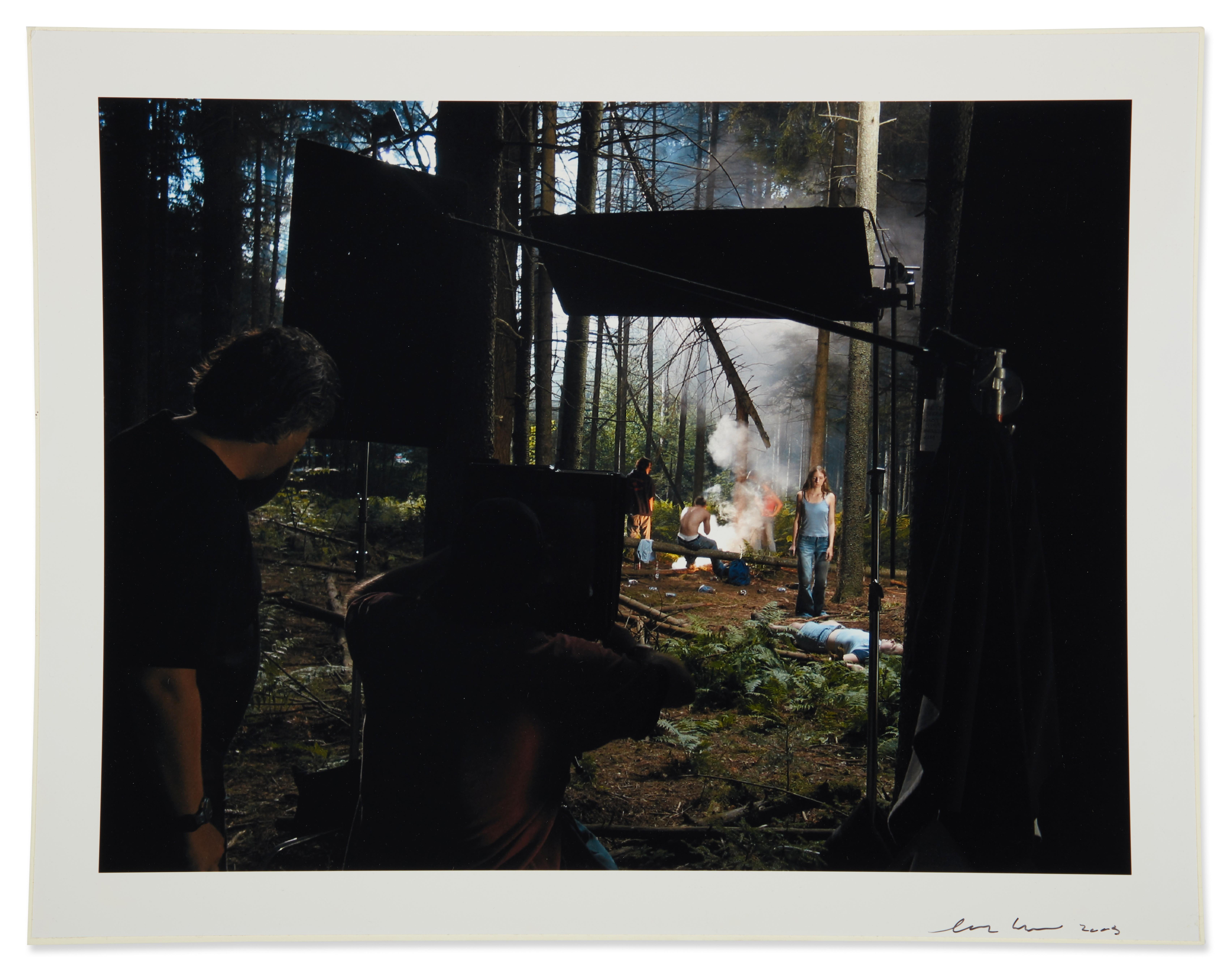 Gregory Crewdson - Production Still (Forest Gathering #3)