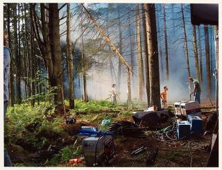 Gregory Crewdson - Production still (Man in Woods #1, from Beneath the Roses)