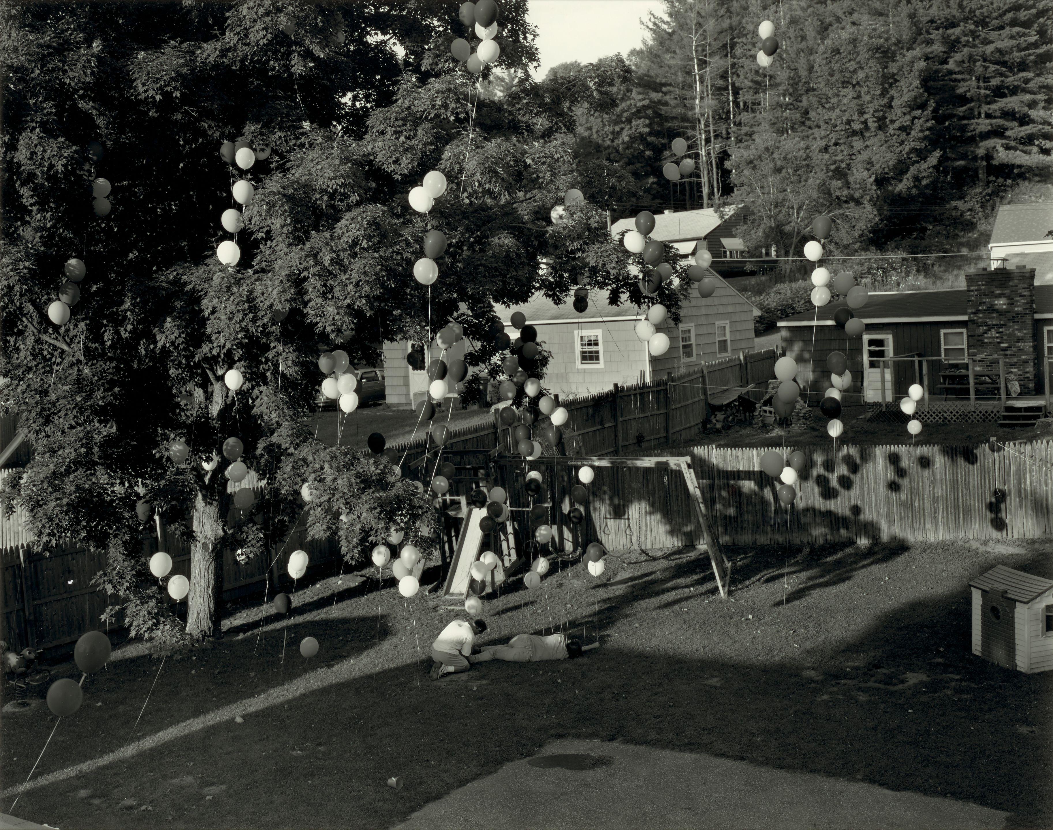 Gregory Crewdson - Untitled (balloons in backyard) (from the series \'Hover\')