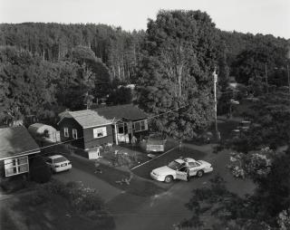 Gregory Crewdson - Untitled (doghouse murder) (from \'Hover\')