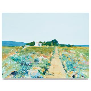 Gregory Kondos - Yountville, California Napa Valley, 1985