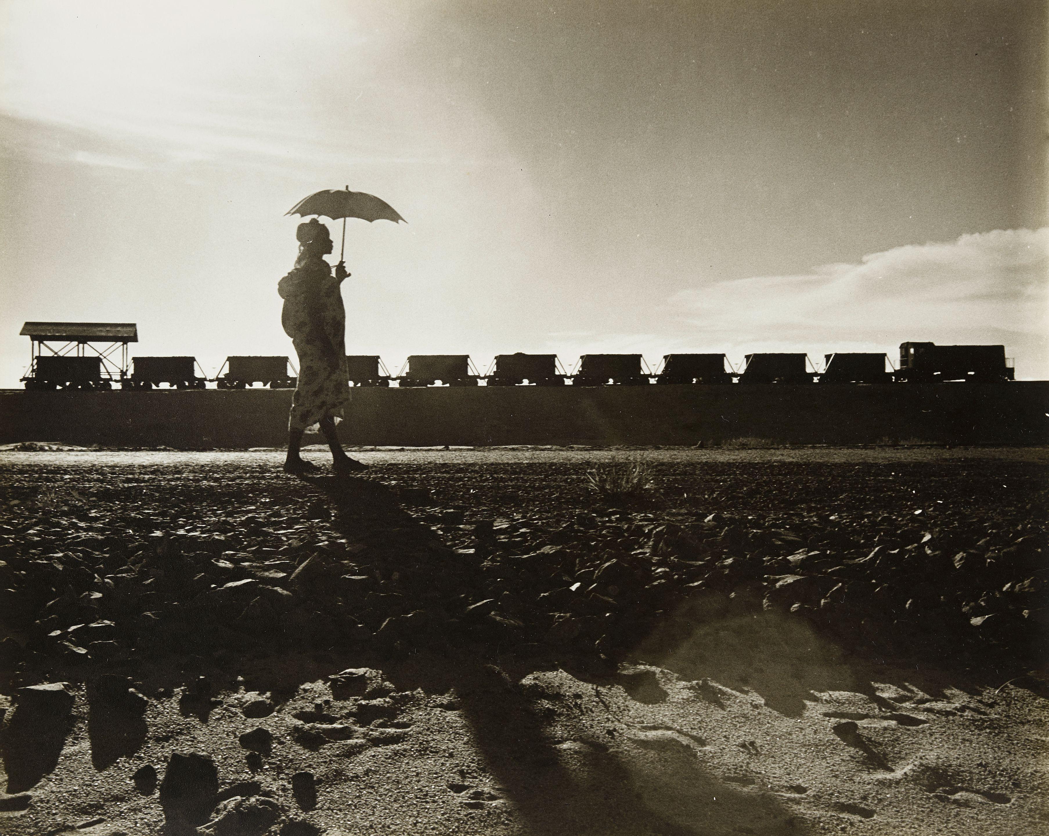 Griffith J. Davis - Iron Ore Train at Monrovia Freeport, Liberia
