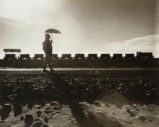 Griffith J. Davis - Iron Ore Train at Monrovia Freeport, Liberia
