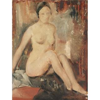 Grigori Efimovich Gluckmann - Seated Nude