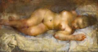 Grigori Efimovich Gluckmann - Tania Reclining