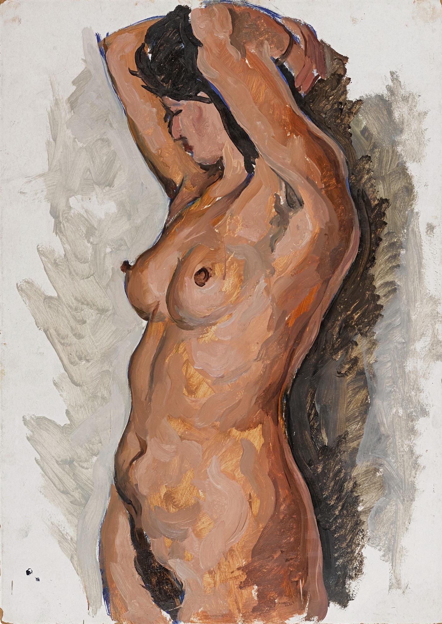 Grigory Alexandrovich Sretensky - Study Of A Nude