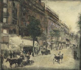 Grigory Gluckmann - Boulevard Montmartre, Paris