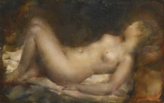 Grigory Gluckmann - Reclining Nude