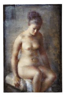 Grigory Gluckmann - Seated nude