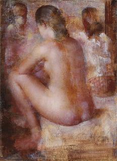 Grigory Gluckmann - Young girl seated