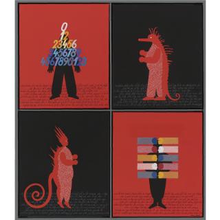 Grisha Bruskin - Russian Metamorphoses #14, 1993