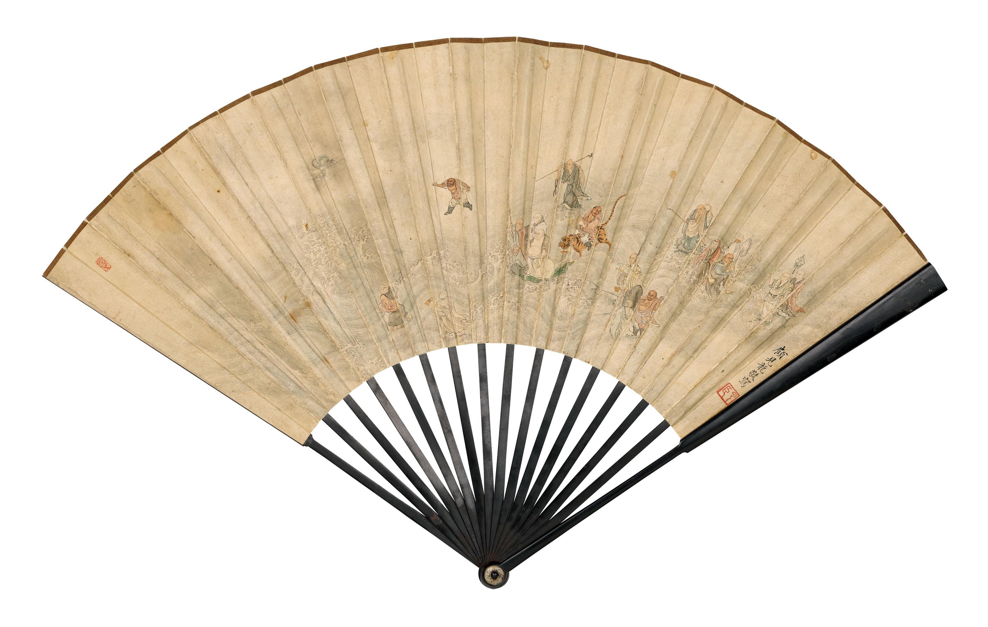 Gu Jianlong - Arhats and Tiger