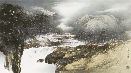 Gu Mei - Landscape In Snow