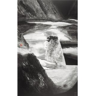 Gu Wenda - Ink Valley And White Water