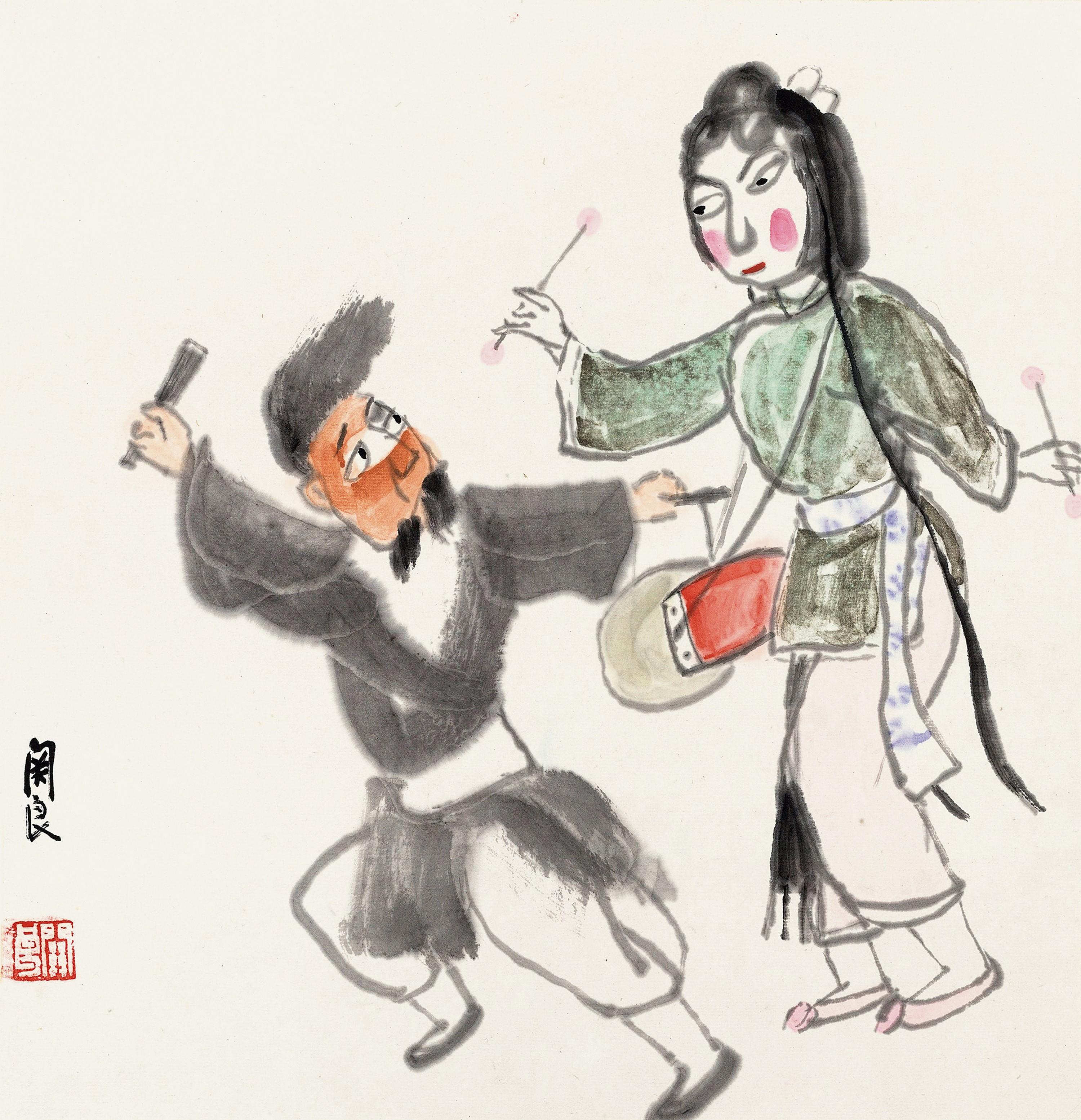 Guan Liang - Chinese Opera Figures