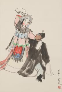 Guan Liang - Opera figures, 1978