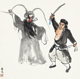 Guan Liang - Opera Figures
