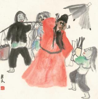 Guan Liang - Opera Figures