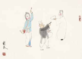 Guan Liang - Opera Figures