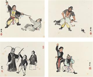 Guan Liang - Opera Figures