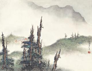 Guan Shanyue - Mountain Villa In Misty Rain