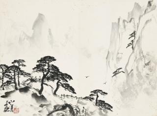 Guan Shanyue - Visiting Mount Huang
