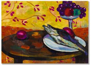 Guan Zilan - Still Life With Fish