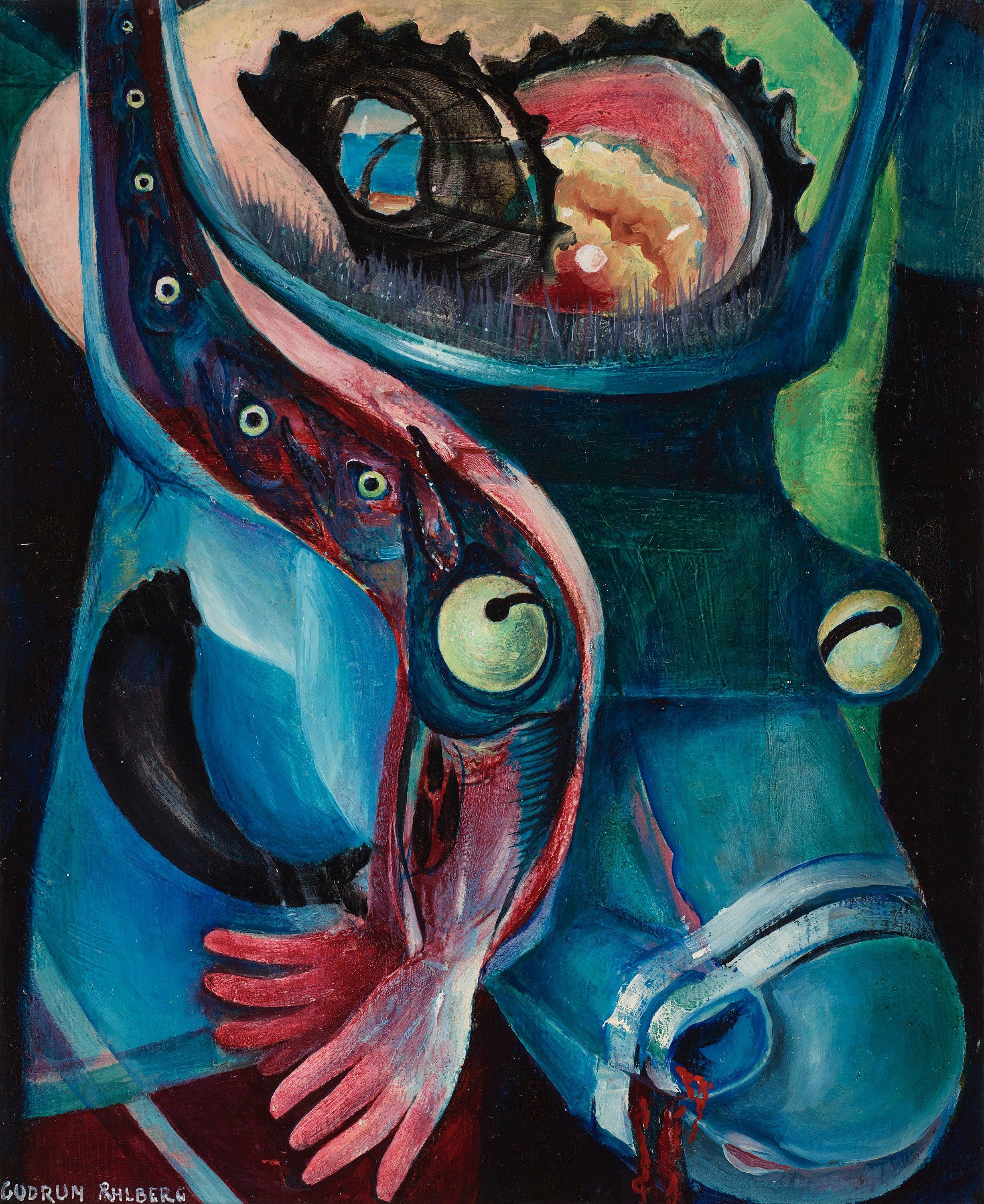 Gudrun Åhlberg - Imaginative composition