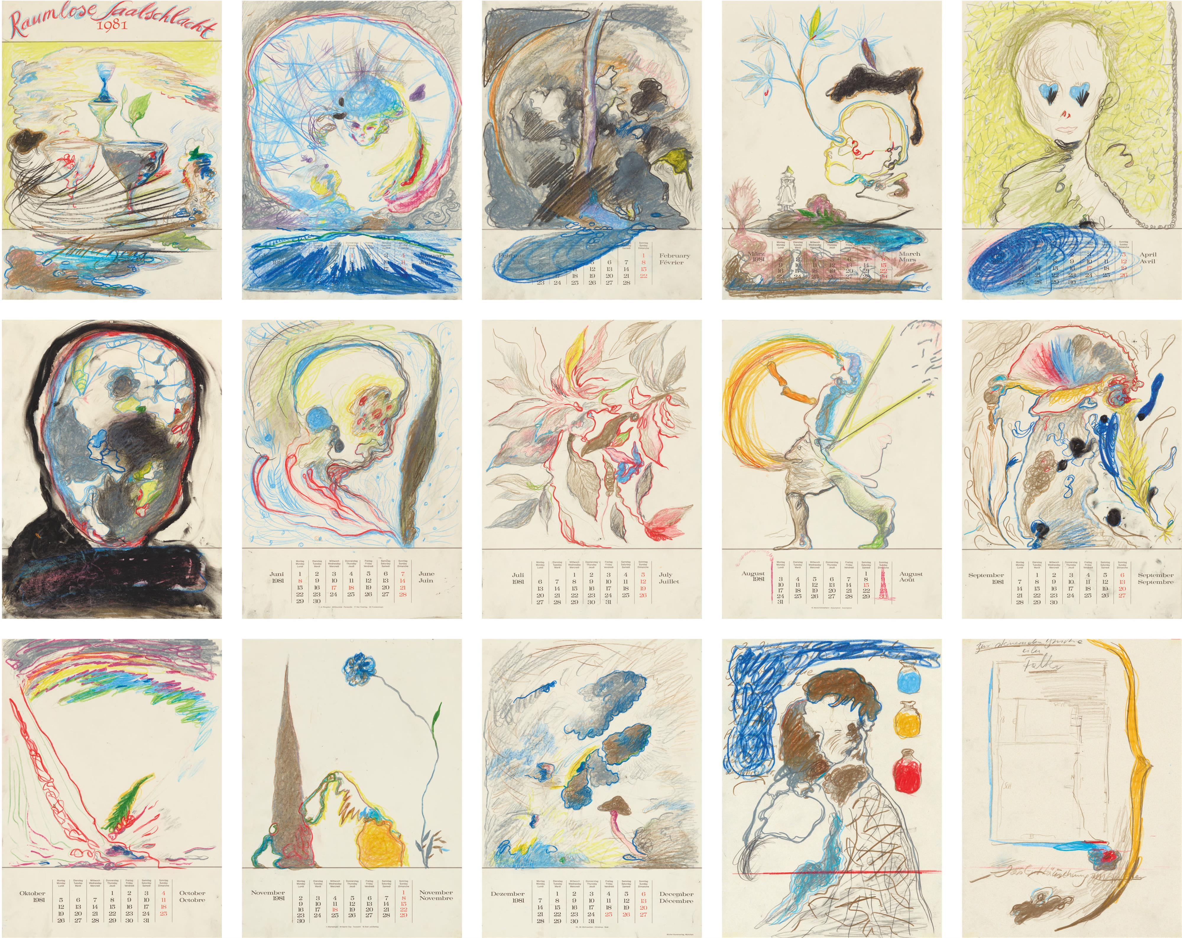 Günter Brus - Raumlose Saalschlacht