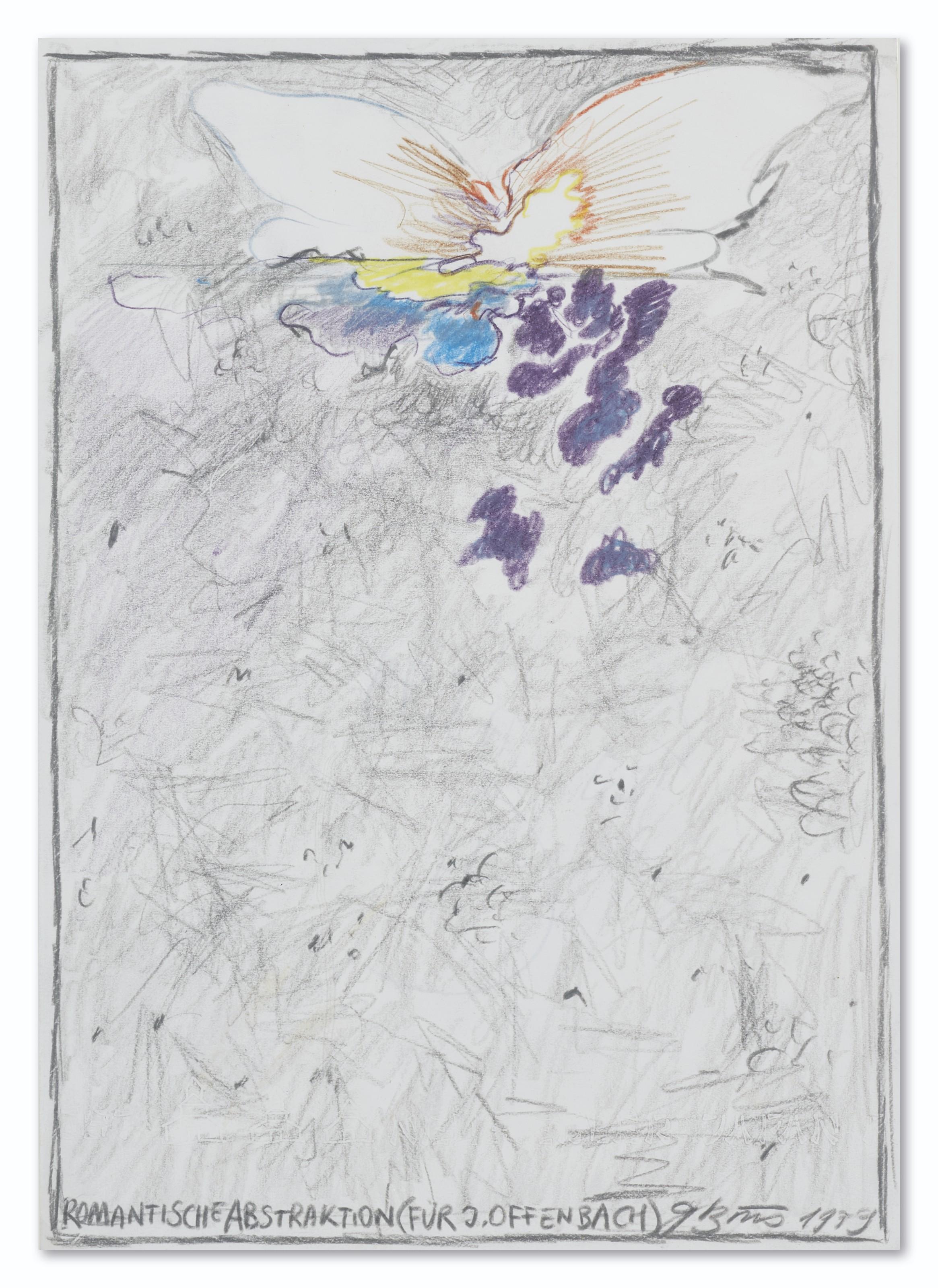 Günter Brus - Romantische abstraction (für J.Offenbach)