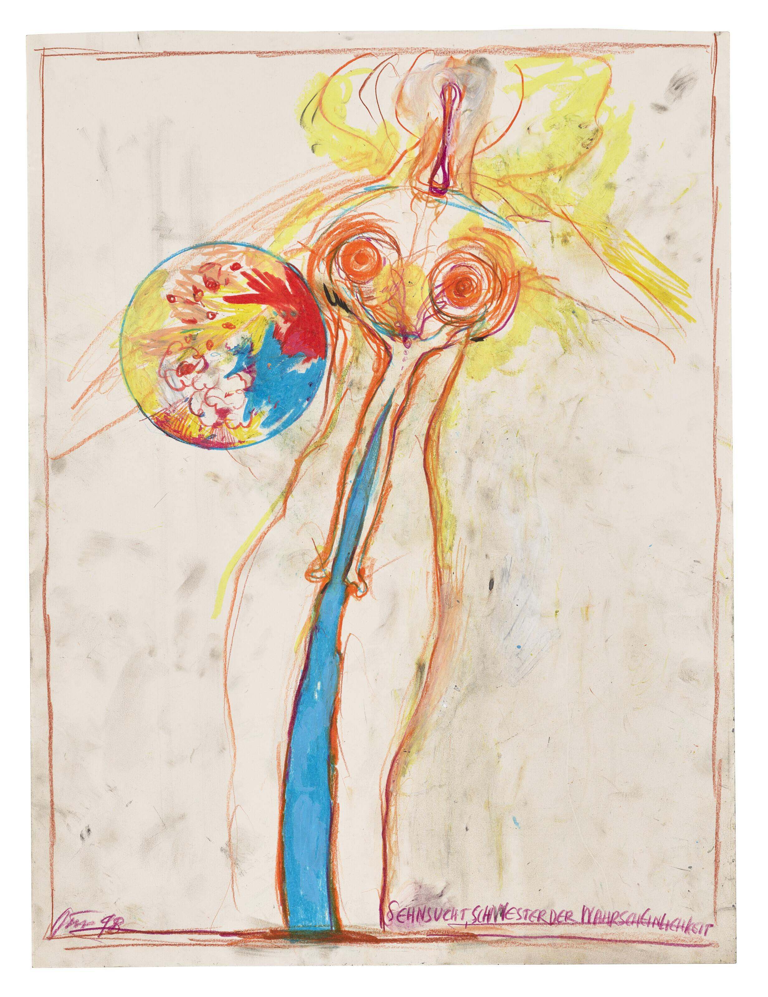 Günter Brus - Sehnsucht, Schwester der Wahrscheinlichkeit (Longing, Sister of Probability)