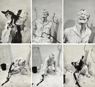 Günter Brus - Selbsbemalung