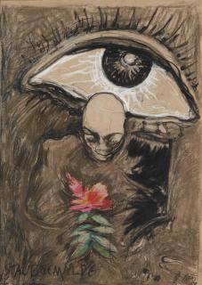 Günter Brus - Staubgemälde